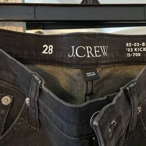 NWT JCREW size 28 kick crop in Jesse wash